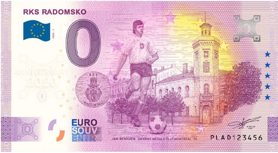 RKS Radomsko zaprasza na prezentację banknotu „0 Euro”