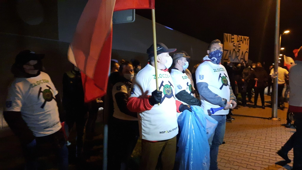 Protest w obronie Bełchatowa