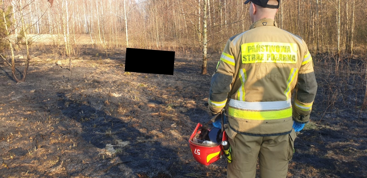[AKTUALIZACJA] Chełmo: zwłoki mężczyzny odnaleźli strażacy, którzy gasili pożar traw