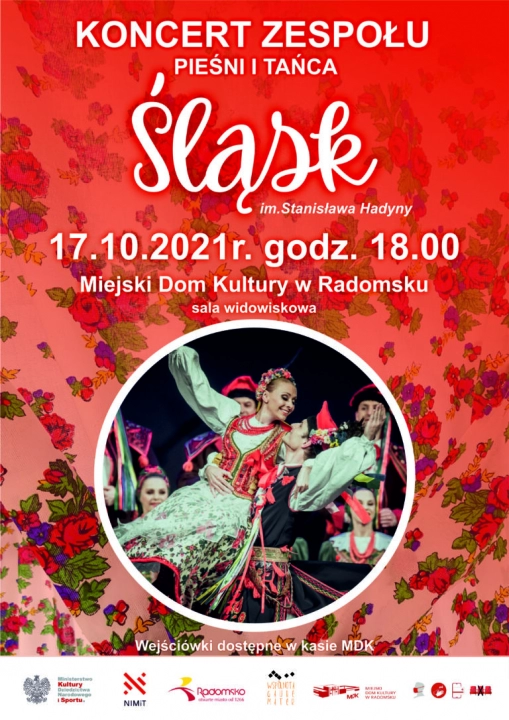 Zespół Pieśni i Tańca „Śląsk” wystąpi w MDK w Radomsku