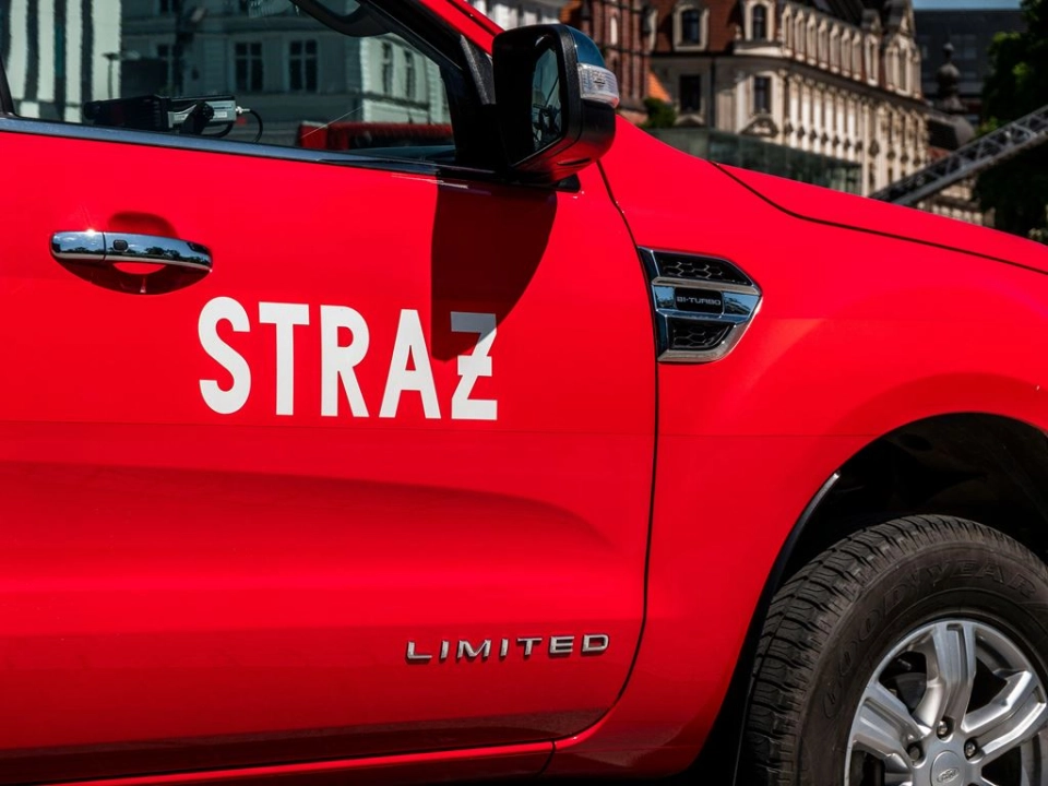 Kot uwięziony w studni. Na pomoc ruszyli strażacy