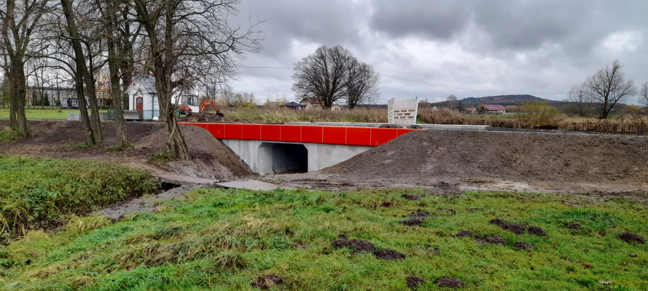 Trwa przebudowa mostu w Kraszewicach