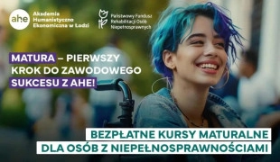 Bezpłatne kursy maturalne dla osób z niepełnosprawnościami