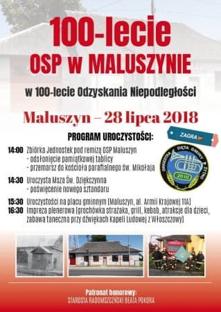 100 lat OSP Maluszyn