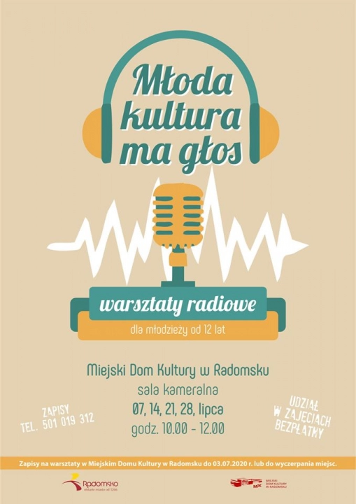 Zaproszenie na warsztaty radiowe do MDK w Radomsku