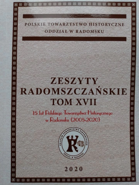 Już jest najnowszy tom „Zeszytów Radomszczańskich”. Książkę można otrzymać w Muzeum Regionalnym w Radomsku