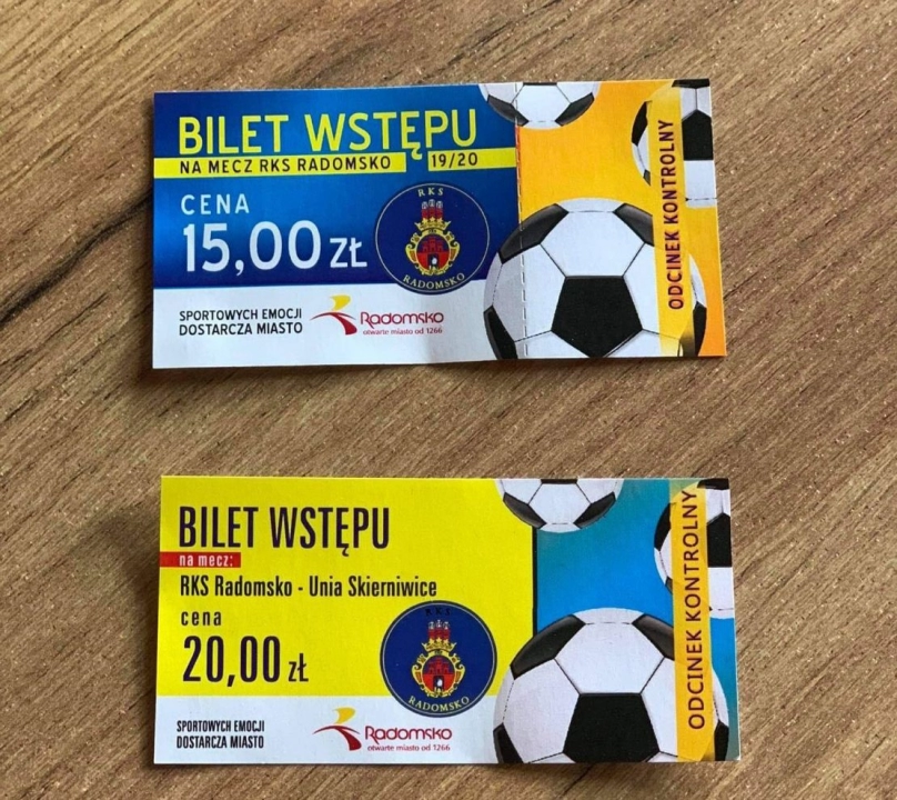 Bilety na pucharowy mecz RKS Radomsko – Unia Skierniewice wciąż dostępne