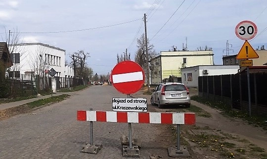 Ulica św. Rozalii w Radomsku zablokowana!
