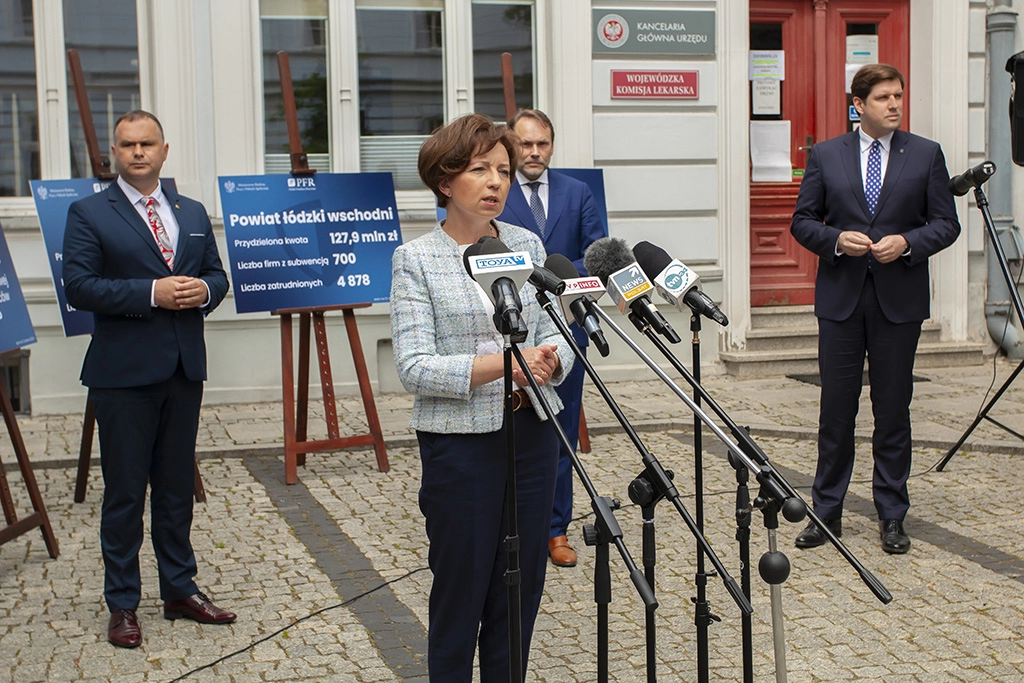 Minister pracy podsumowała w Łodzi Tarczę Antykryzysową