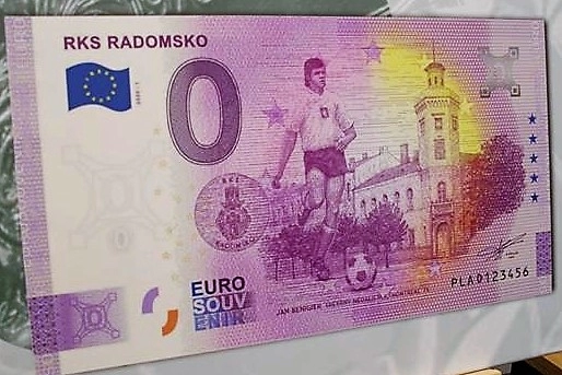 „0 Euro - RKS Radomsko”: premiera emisji banknotu już w niedzielę