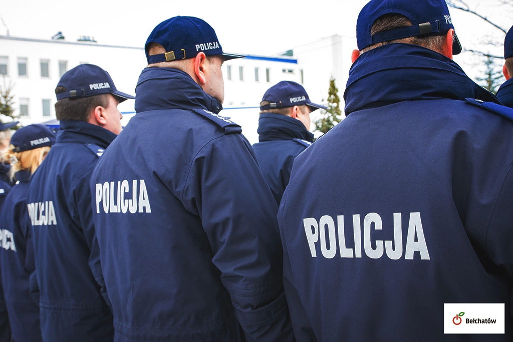 Wsparcie dla bełchatowskiej policji