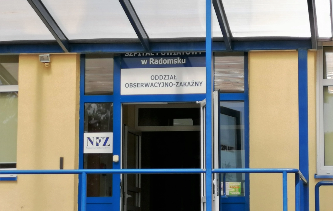 COVID-19: pełne obłożenie na oddziałach radomszczańskiego szpitala