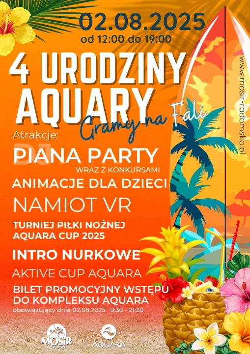Urodzinowe atrakcje w Aquarze