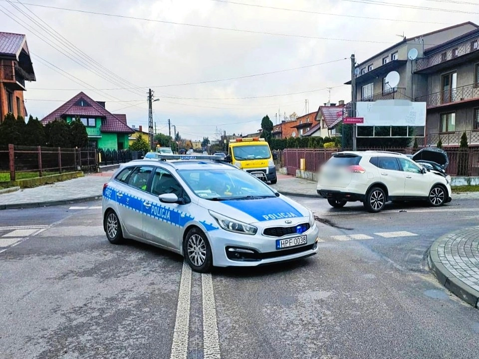 Jedna osoba trafiła do szpitala po wypadku na skrzyżowaniu ul. Wróblewskiego z Północną w Radomsku