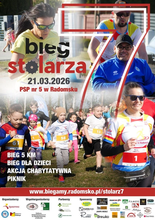 Zapisy do 7. Biegu Stolarza w Radomsku