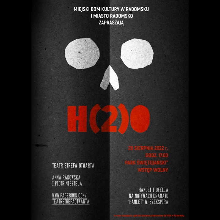 H2O – spektakl plenerowy na zakończenie wakacji w Radomsku