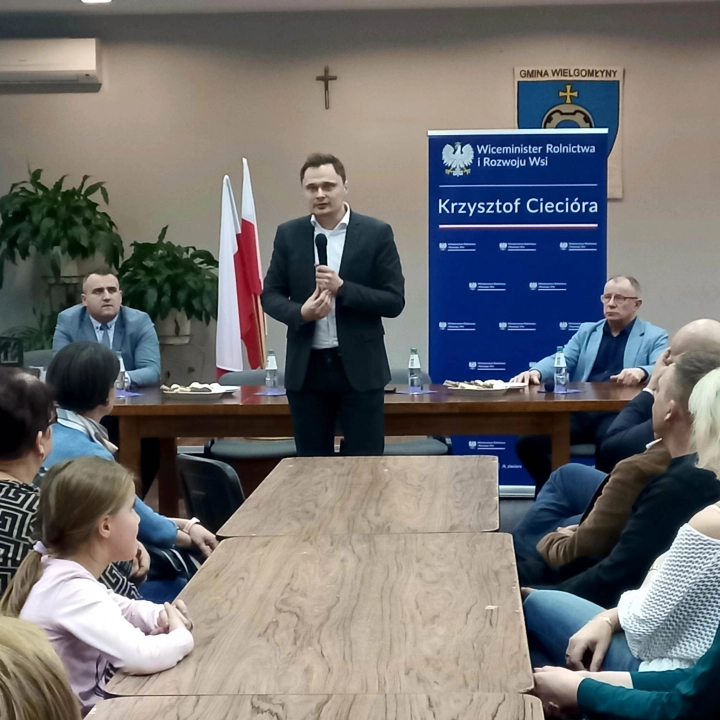 Wiceminister Ciecióra spotyka się z mieszkańcami powiatu radomszczańskiego