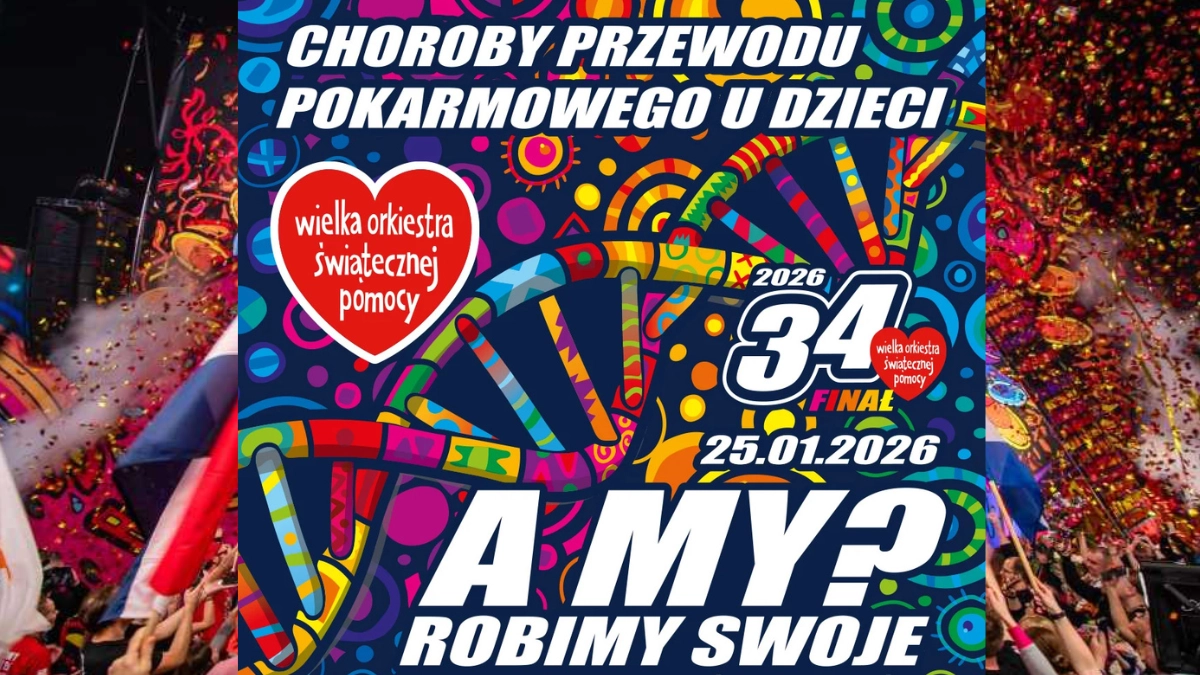 Przed nami 34. Finał WOŚP. Cel: zdrowe brzuszki naszych dzieci