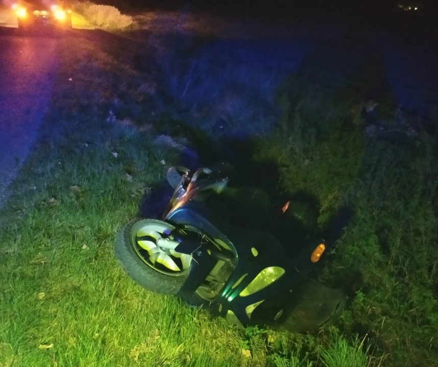 Nietrzeźwy motocyklista spowodował kolizję w Jedlnie