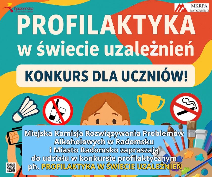 Konkurs dla dzieci i młodzieży „Profilaktyka w świecie uzależnień”