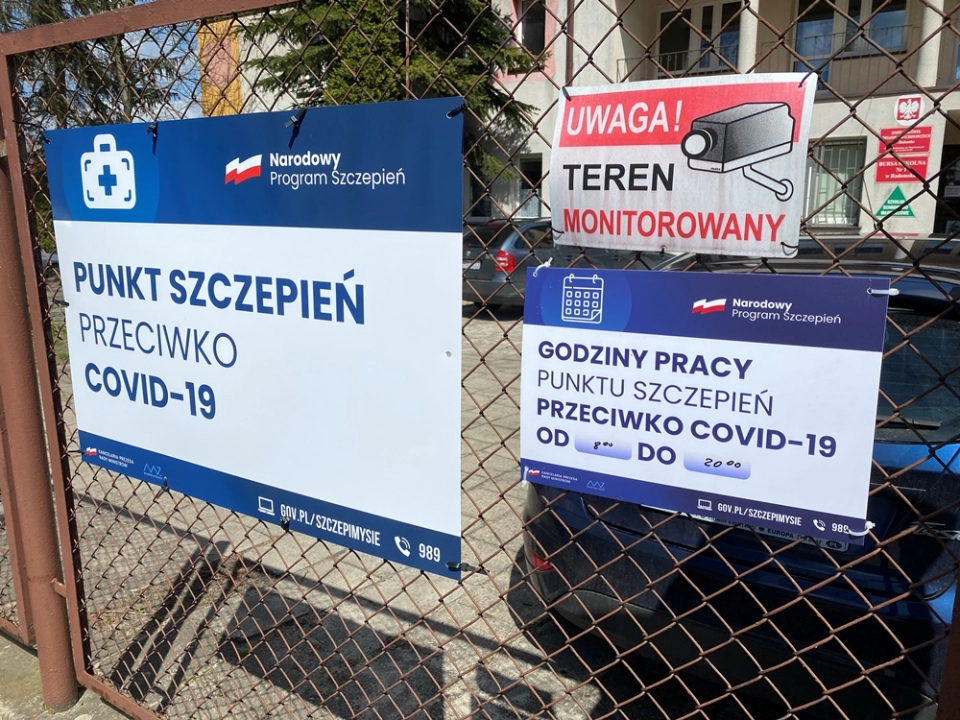 Blisko 25% mieszkańców Radomska zaszczepionych pełną dawką przeciw COVID-19