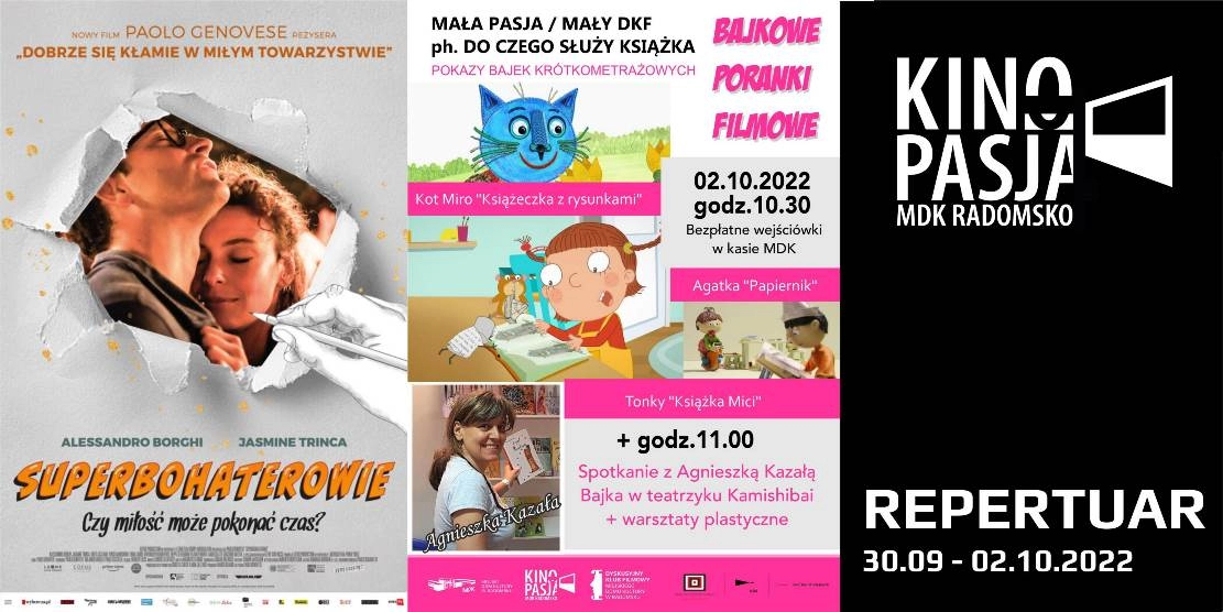 Kino MDK w Radomsku zaprasza. Repertuar od 30 września do 2 października