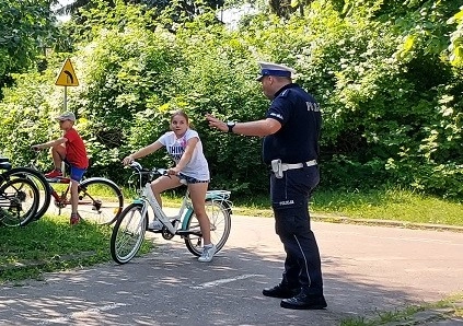 Młodzi radomszczanie zdawali egzamin na kartę rowerową