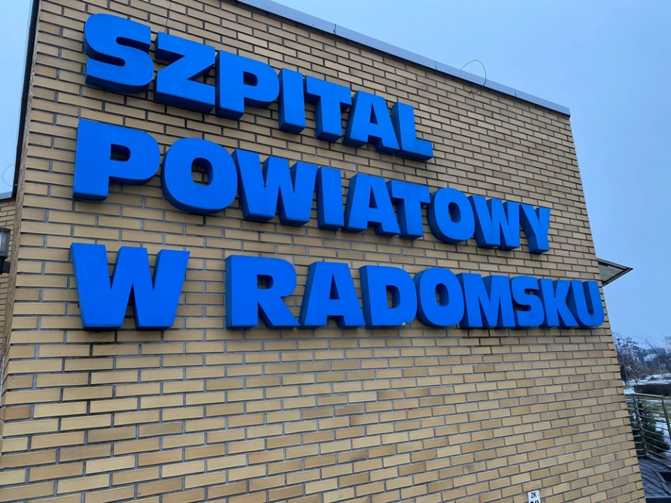 Szpital w Radomsku otrzyma dodatkowe pieniądze