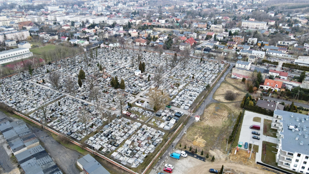 Plan zagospodarowania w rejonie Nowego Cmentarza w Radomsku do poprawki