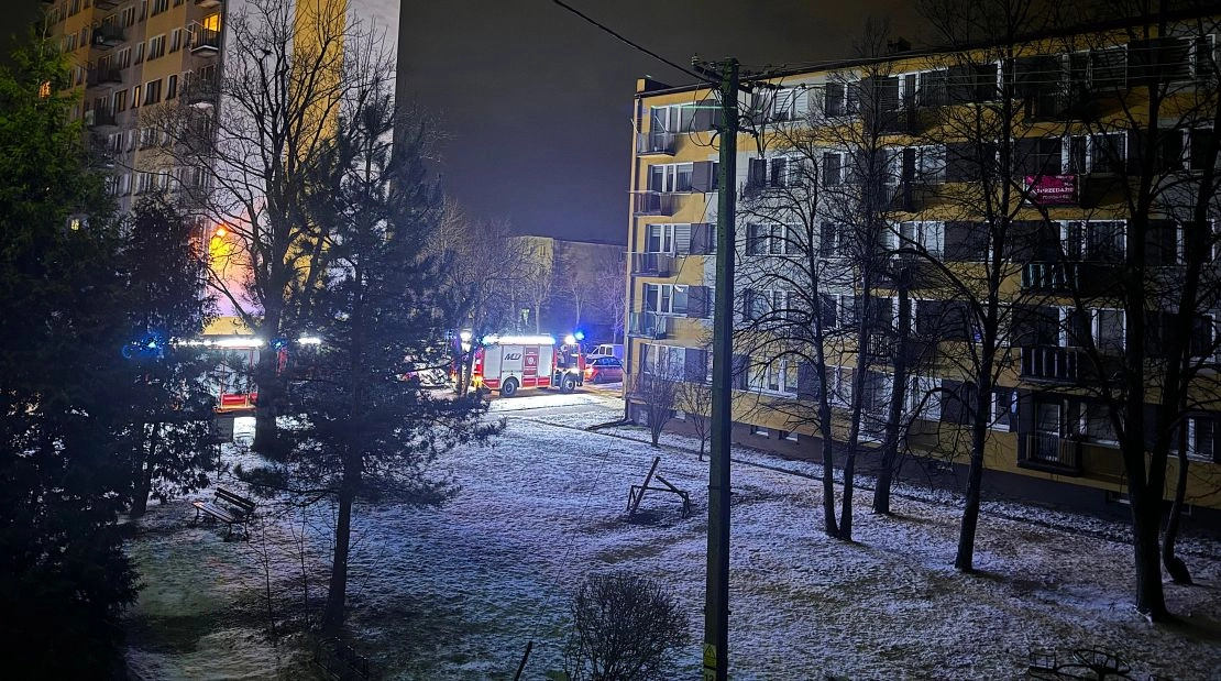 Zapach spalenizny w bloku. Interwencja straży na ul. Piastowskiej