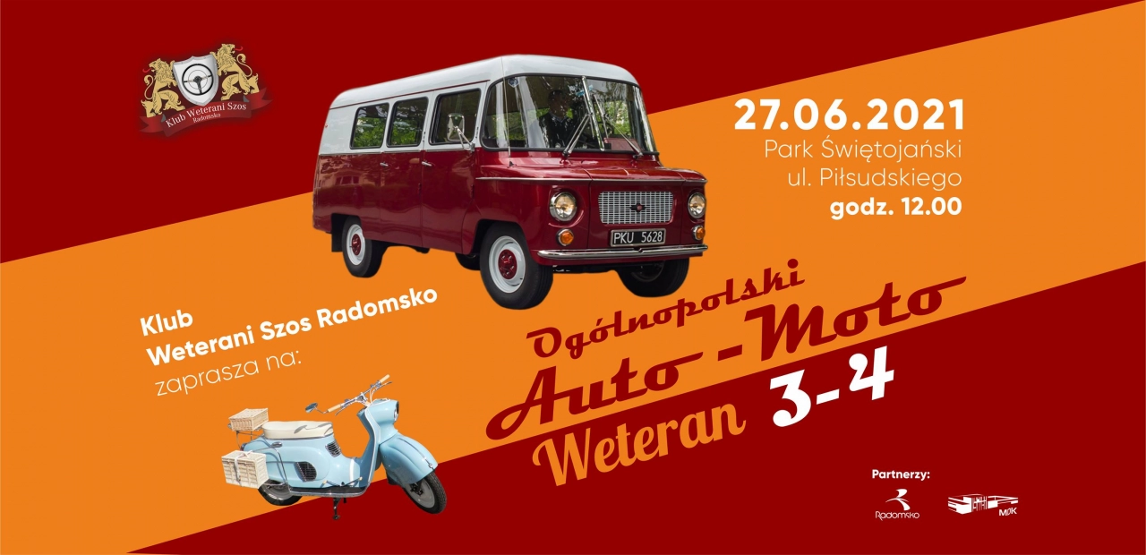 Ogólnopolski zlot Auto Moto Weteran już 27 czerwca w Radomsku