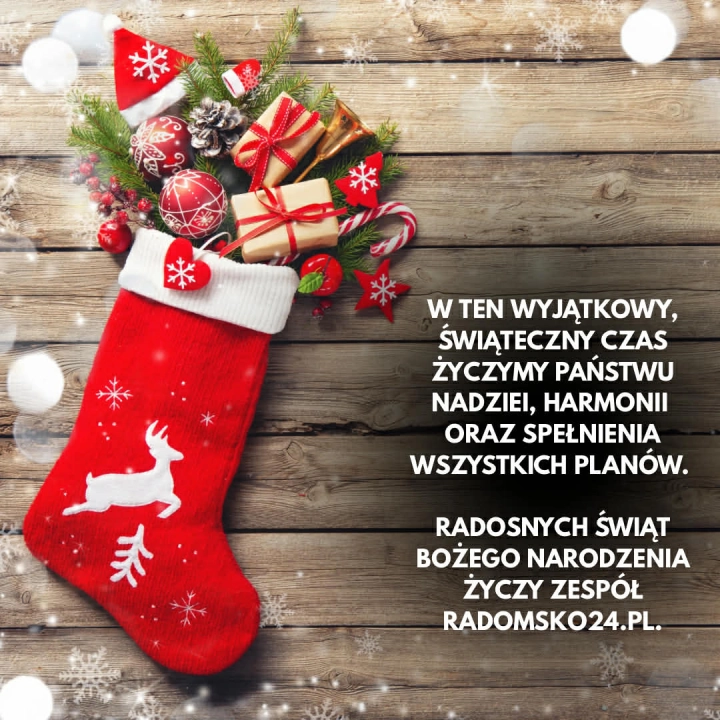 Świąteczne życzenia od Radomsko24.pl