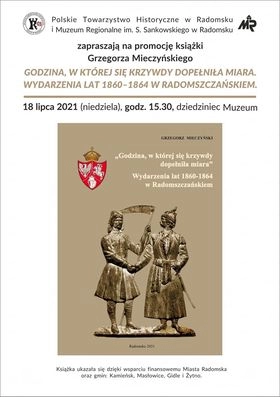 Promocja książki Grzegorza Mieczyńskiego w muzeum w Radomsku