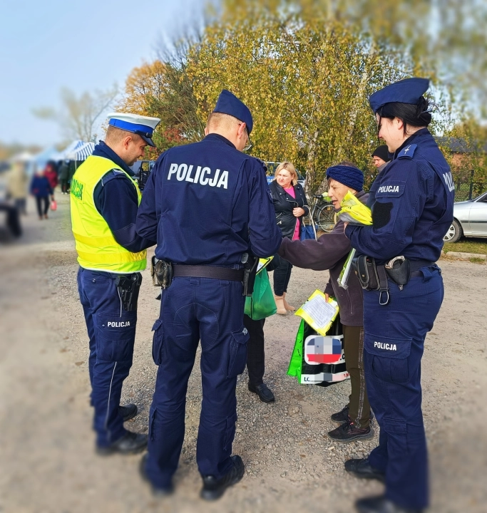 „Świeć Przykładem – Noś Odblaski”. Akcja tym razem w Kobielach Wielkich