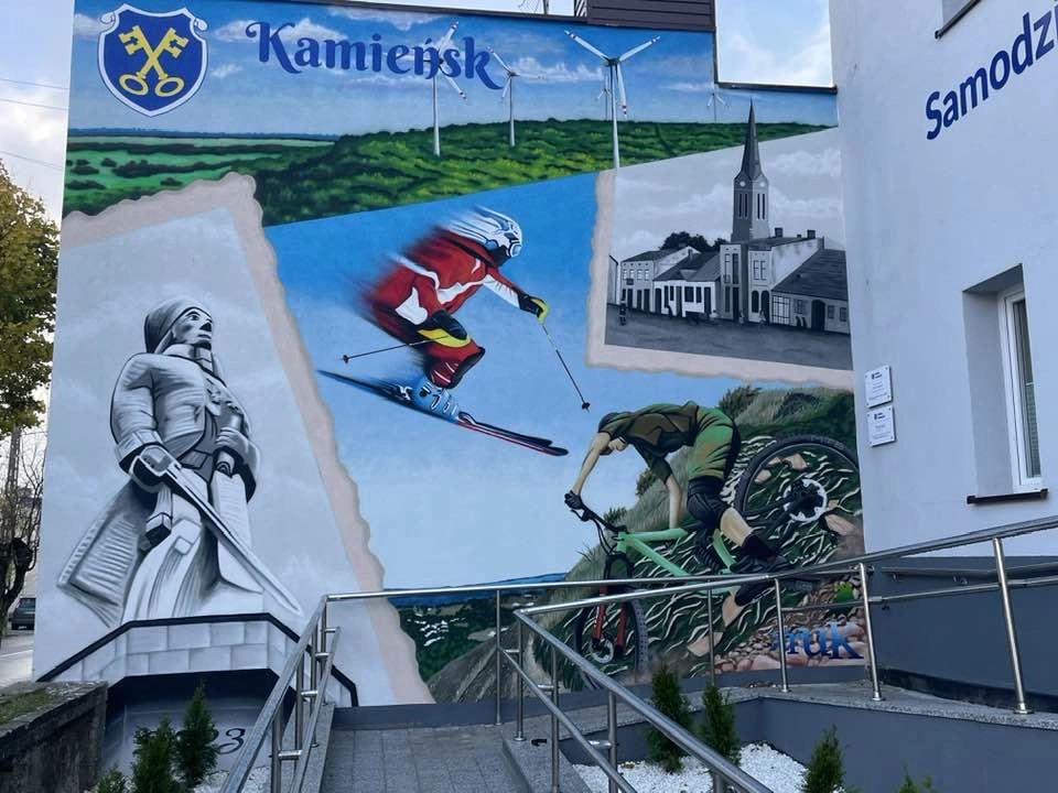 Kamieńsk świętuje 30-lecie odzyskania praw miejskich muralem