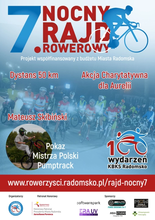 Rowerowa noc w Radomsku