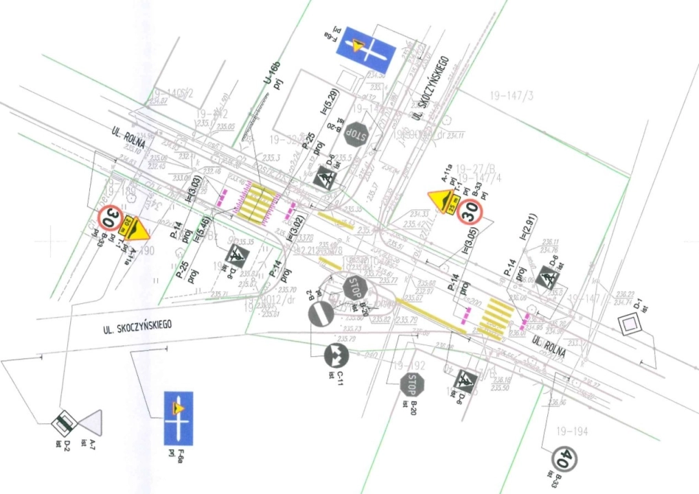 Utrudnienia na ul. Rolnej. Zamknięty odcinek drogi