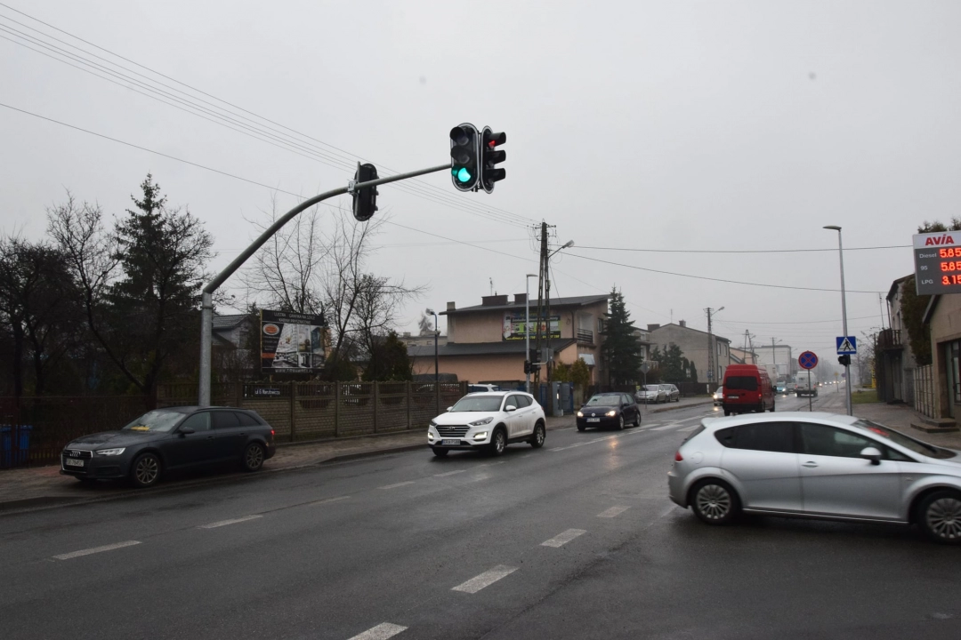 Skrzyżowanie ul. Kraszewskiego-Narutowicza w Radomsku oficjalnie oddane do użytku