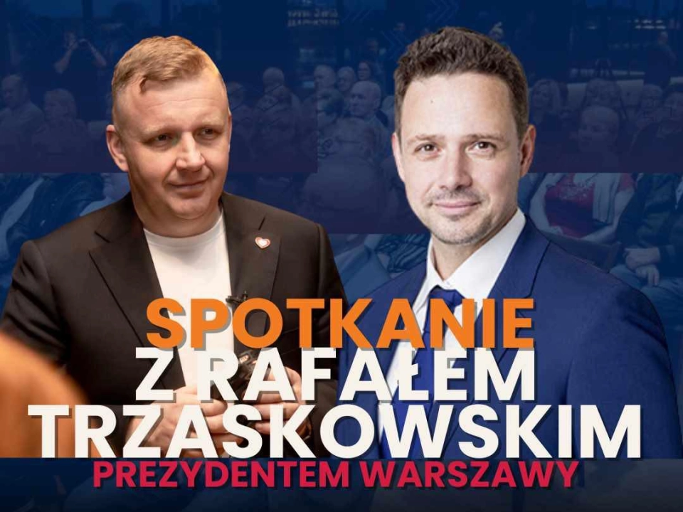 Rafał Trzaskowski przyjedzie do Radomska wspierać Łukasza Więcka