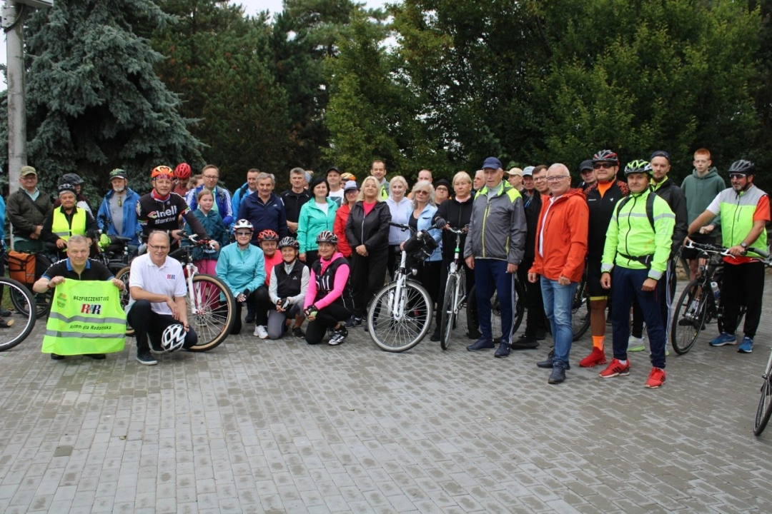 80 rowerzystów wzięło udział w rajdzie Razem dla Radomska