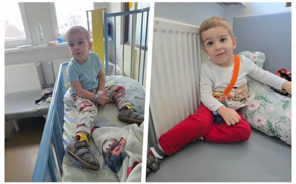 Tylko najdroższy lek świata uratuje życie dwuletniego Huberta z Dąbrowy Zielonej