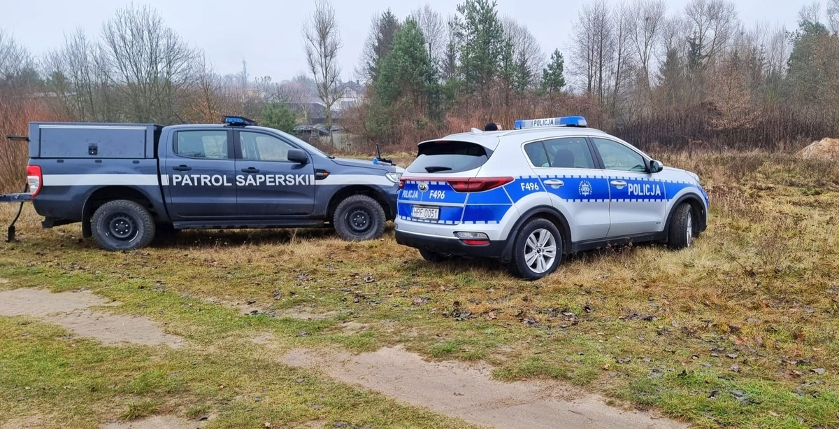 [WIDEO] Znalezisko w Przedborzu – cztery pociski artyleryjskie zabezpieczone przez służby