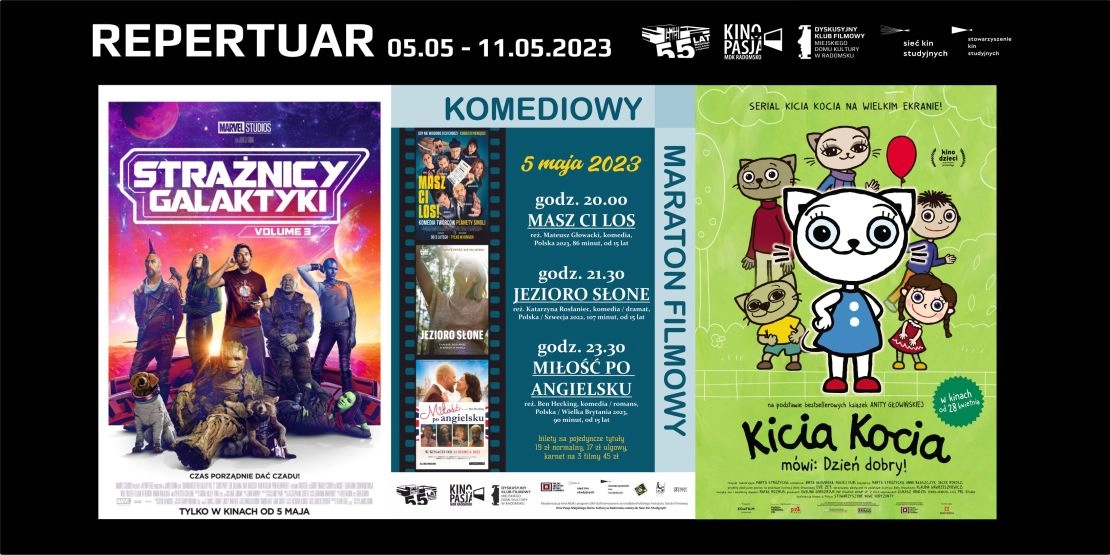 Kino MDK w Radomsku zaprasza. Repertuar od 5 do 11 maja