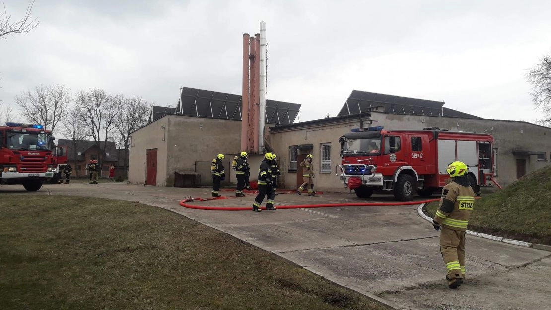 Strażacy ćwiczyli akcję ratowniczą w DPS w Radziechowicach Drugich