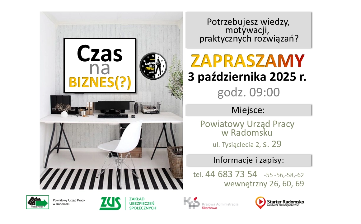 Chcesz założyć własną firmę? Przyjdź na spotkanie z ekspertami