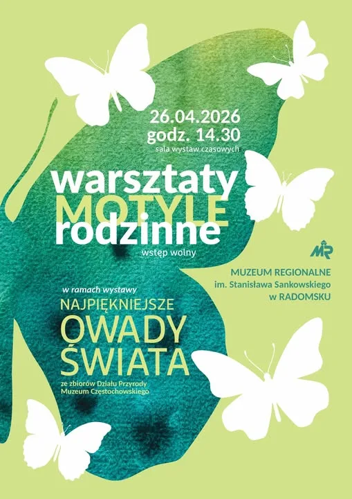 Kolorowe warsztaty w muzeum. Tematem motyle