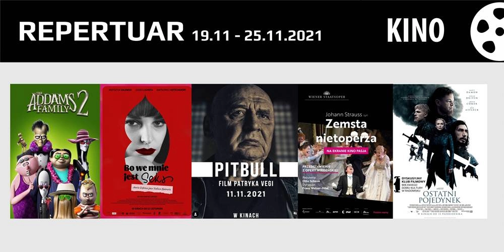 Kino MDK w Radomsku zaprasza. Repertuar od 19 do 25 listopada