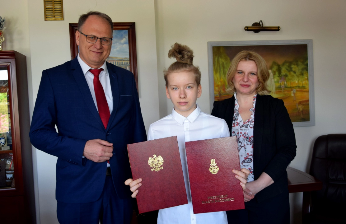 Natalia Dudek otrzymała dyplom Ministra Edukacji Narodowej