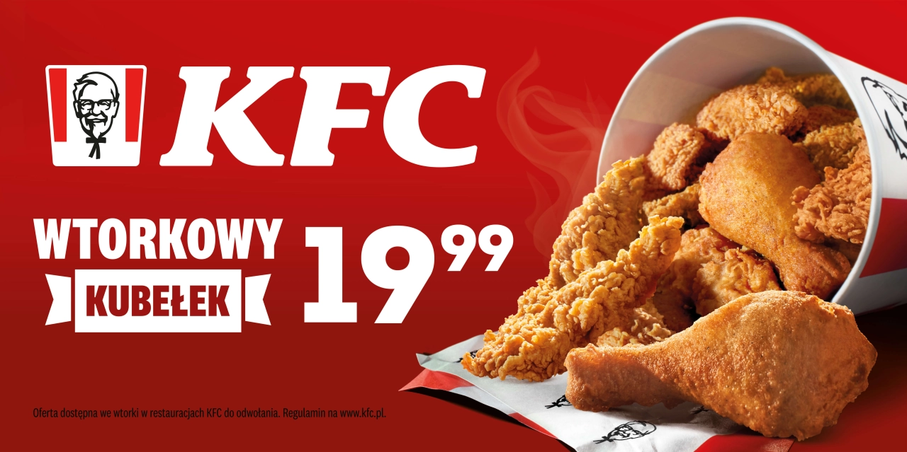 Wtorkowy Kubełek KFC znów dostępny