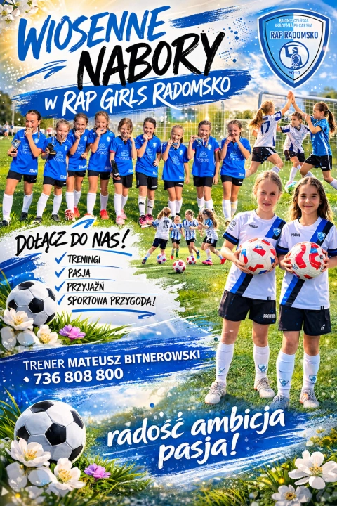 Wiosenne nabory w RAP Girls Radomsko